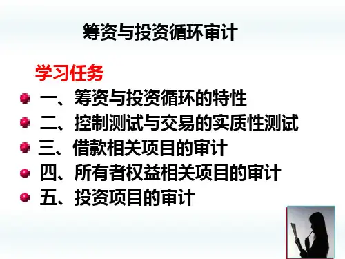 审计实务课件：筹资与投资循环审计