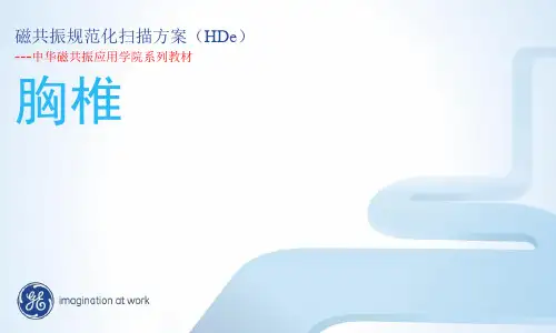 GE_1.5T_MR_胸椎规范化扫描方案