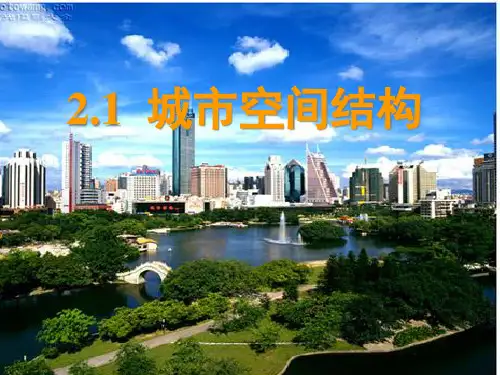 中图版地理必修二城市的空间结构PPT课件