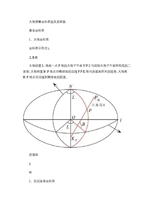大地测量坐标系统及其转换(精)