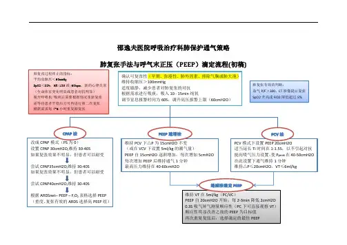 肺复张和PEEP滴定