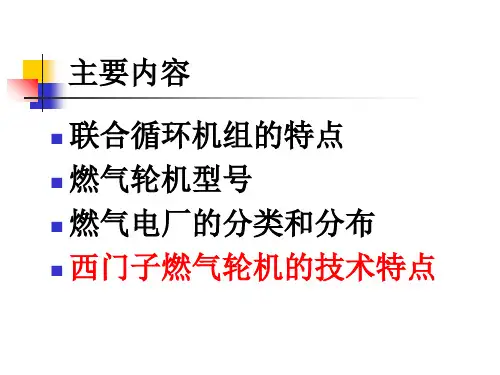 天然气发电厂燃气蒸汽联合循环发电机组专题培训课件
