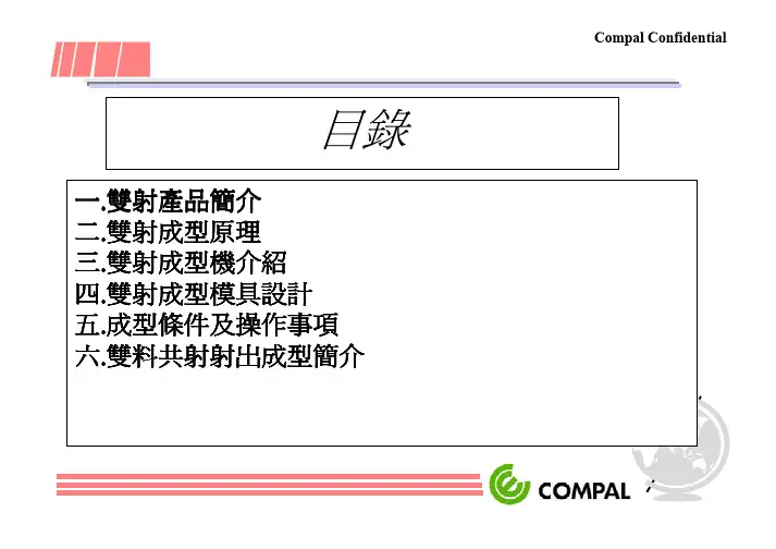 双色注塑模具成型简介