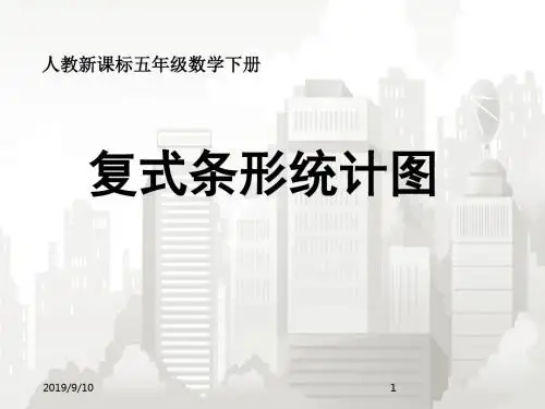 (人教版新课标)小学五年级数学下册课件 复式条形统计图 2