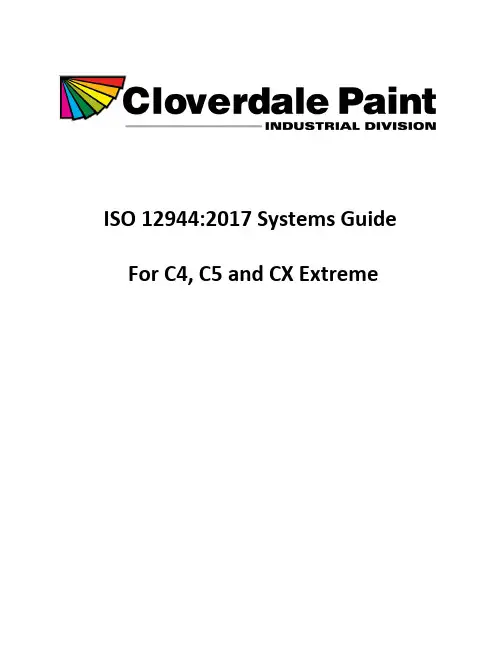 ISO 12944 2017 C4、C5 和 CX 极端环境系统指南说明书