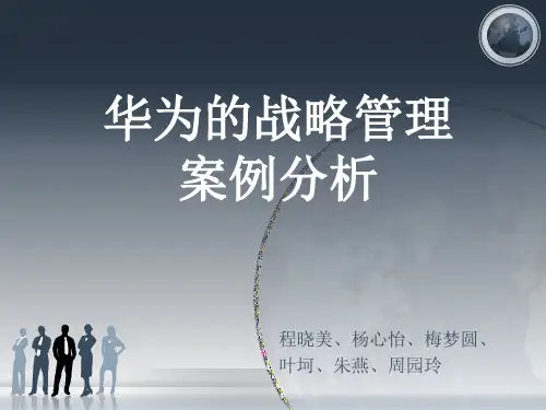 某技术公司战略管理案例分析.pptx