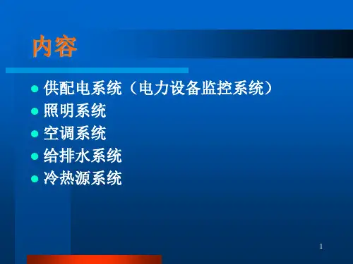 楼宇自控系统原理图