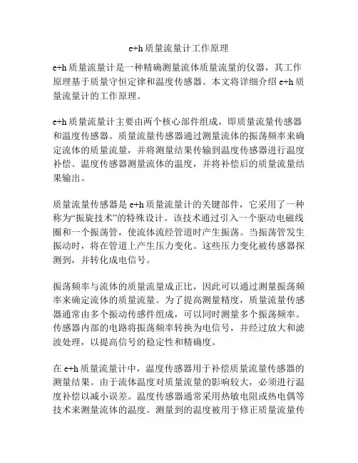 e+h质量流量计工作原理