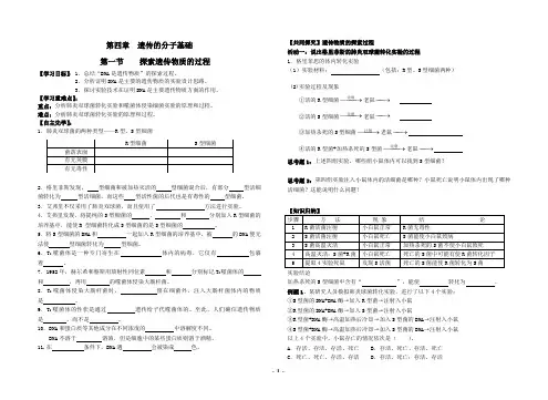 7第一节 探索遗传物质的过程
