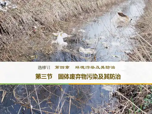 固体废弃物污染及其防治优品课件