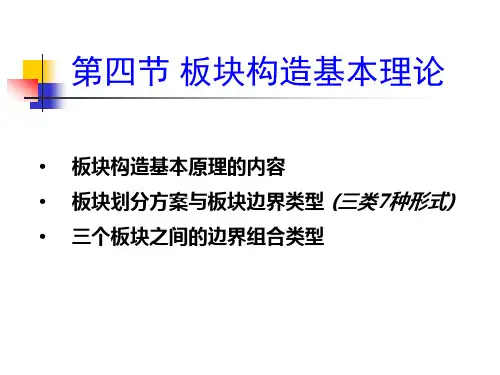 3.4板块构造理论