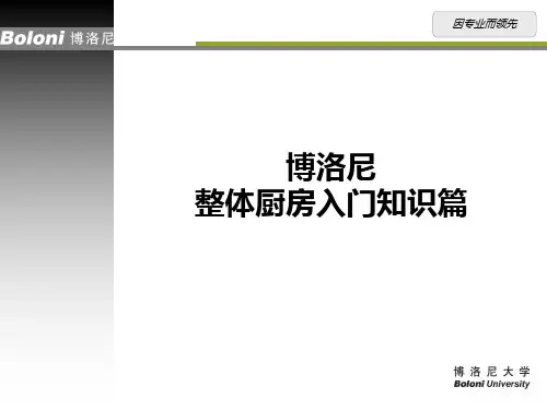 整体厨房入门知识篇-改