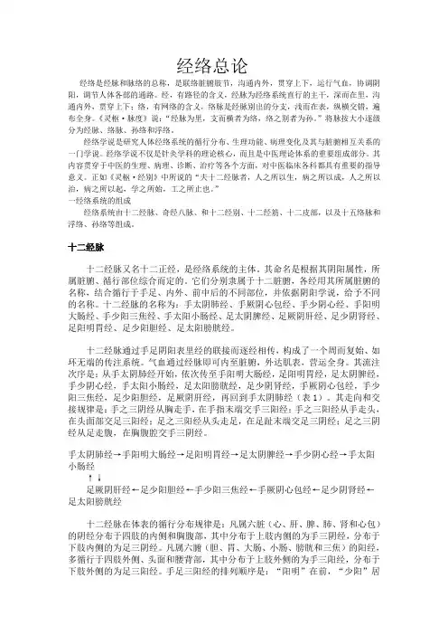经络总论
