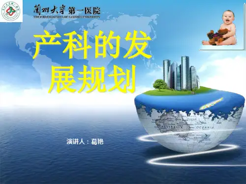 产科的发展规划 ppt课件