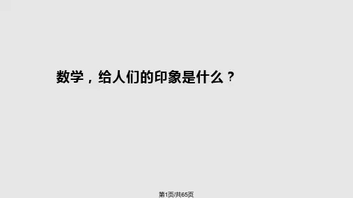 数学实验教学PPT课件
