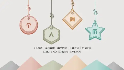 自我介绍简历PPT模板 (10)