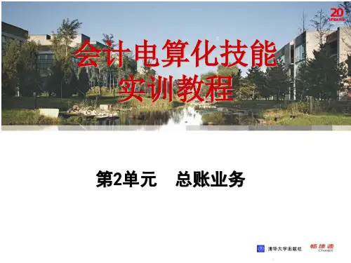 会计电算化技能实训教程(畅捷通T3版)第2单元 总账业务