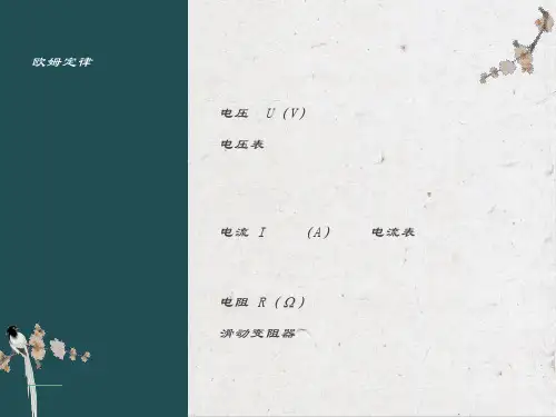 欧姆定律章节复习课最终定稿课件