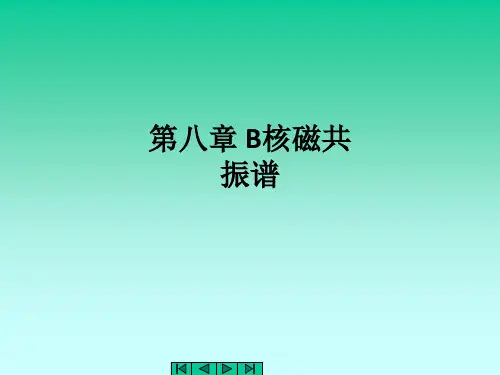 第八章 B核磁共振谱ppt课件