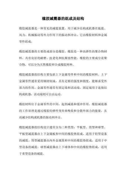橡胶减震器的组成及结构