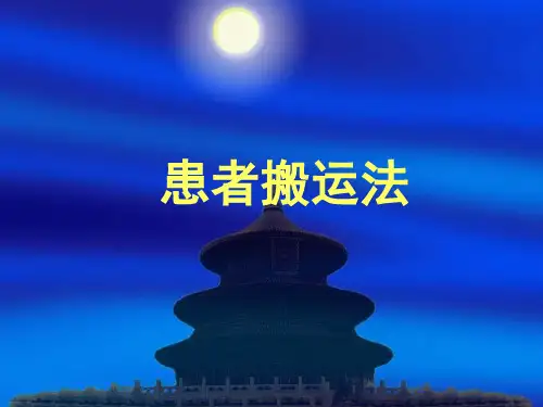患者搬运法 