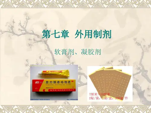 9第七章外用制剂1