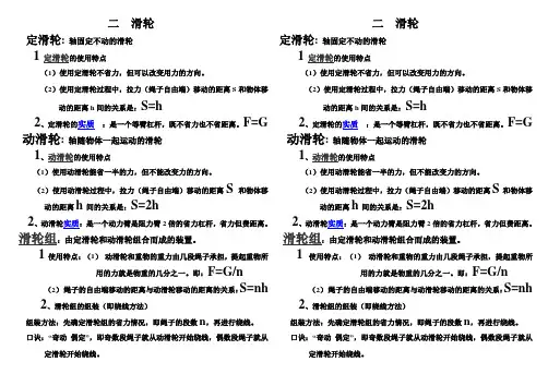 滑轮的基本定义