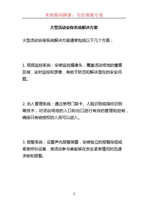 大型活动安保系统解决方案 (3)