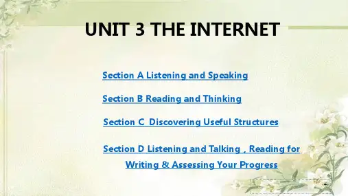 人教版新教材高中英语必修第二册：Unit 3  The internet 精品教学课件