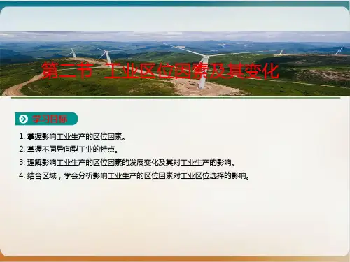 《工业区位因素及其变化》完美ppt人教