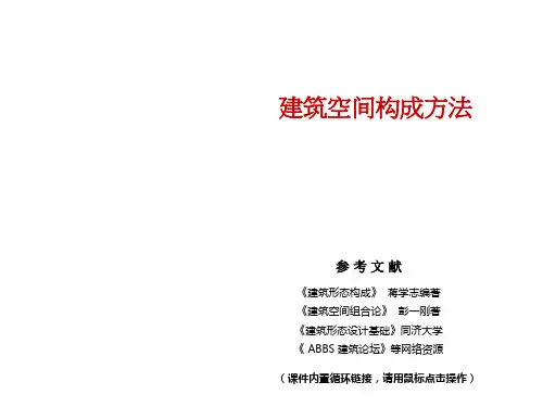 建筑空间构成方法