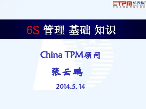 6S基础知识精品文档