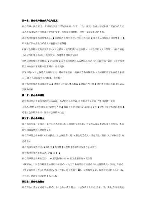 社会保障理论与实践
