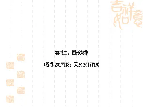 中考数学压轴题重难点突破一 规律探索 类型二：图形规律