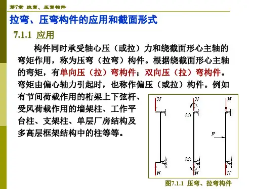 拉弯压弯构PPT课件