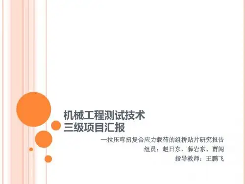 测试技术三级项目