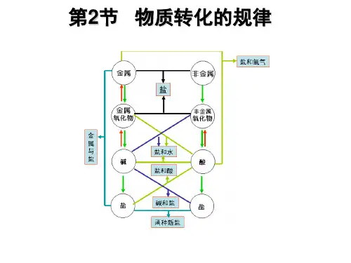物质转化的规律(自制版)
