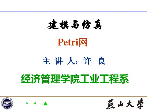 建模与仿真(petri网部分)