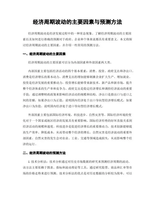 经济周期波动的主要因素与预测方法