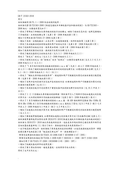轨道交通机车车辆设备冲击和振动试验
