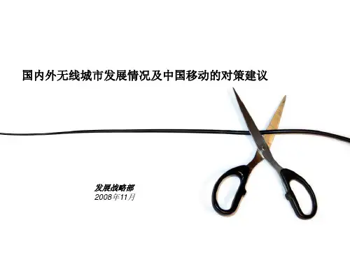无线城市发展情况及中国移动的对策建议(PPT 38页)