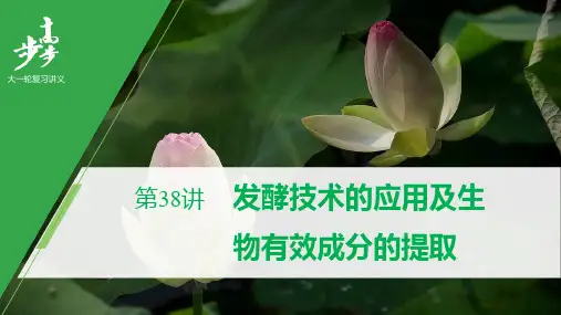 第十一单元 第38讲  【高三一轮复习系列2021版步步高生物《大一轮复习讲义》】(002)