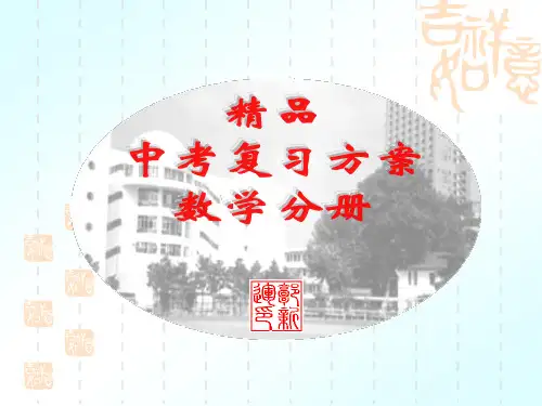 九年级数学中考复习整式及其运算课件全国通用