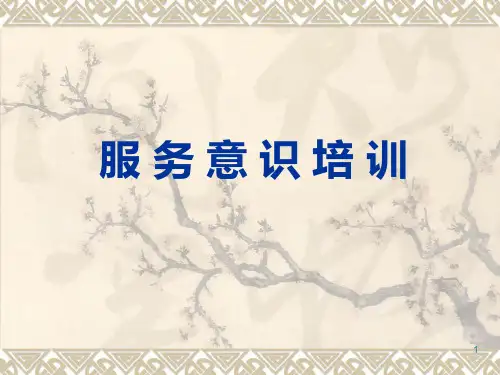 IT外包服务意识培训PPT课件