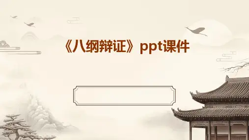 《八纲辩证》ppt课件