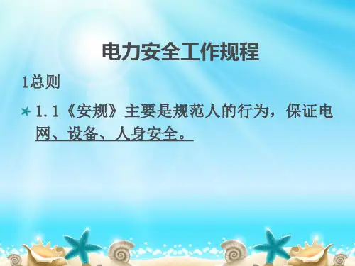 安规(变电)
