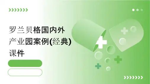 罗兰贝格国内外产业园案例(经典)课件