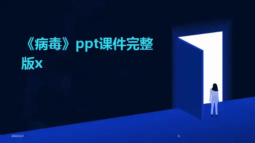 2024版年度《病毒》ppt课件完整版x