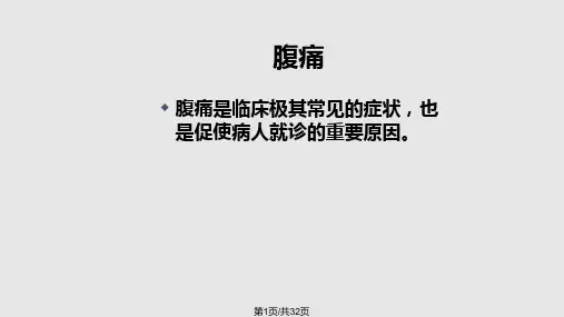 腹痛PPT课件