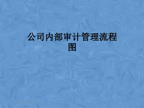 公司内部审计管理流程图